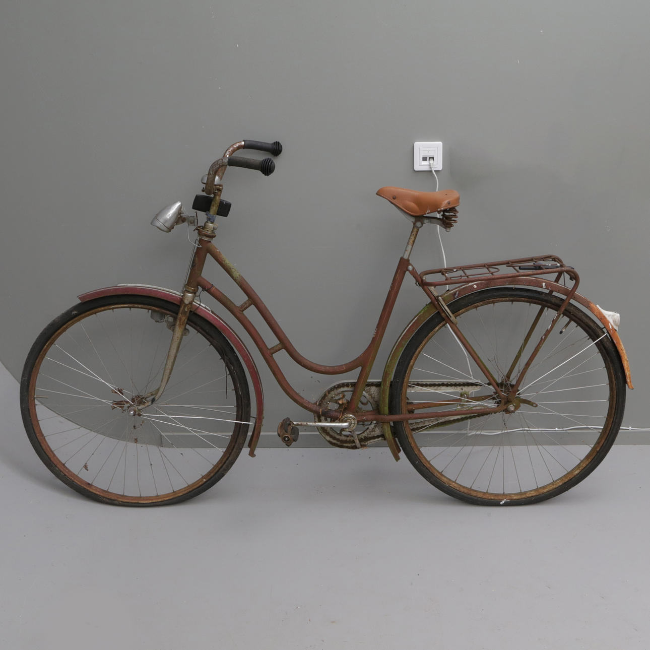 A bicycle, probably 1950's.
