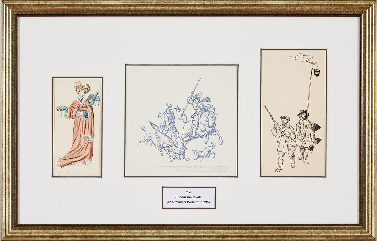 GUNNAR BRUSEWITZ. “Middle Hunt” from “Hunting”.