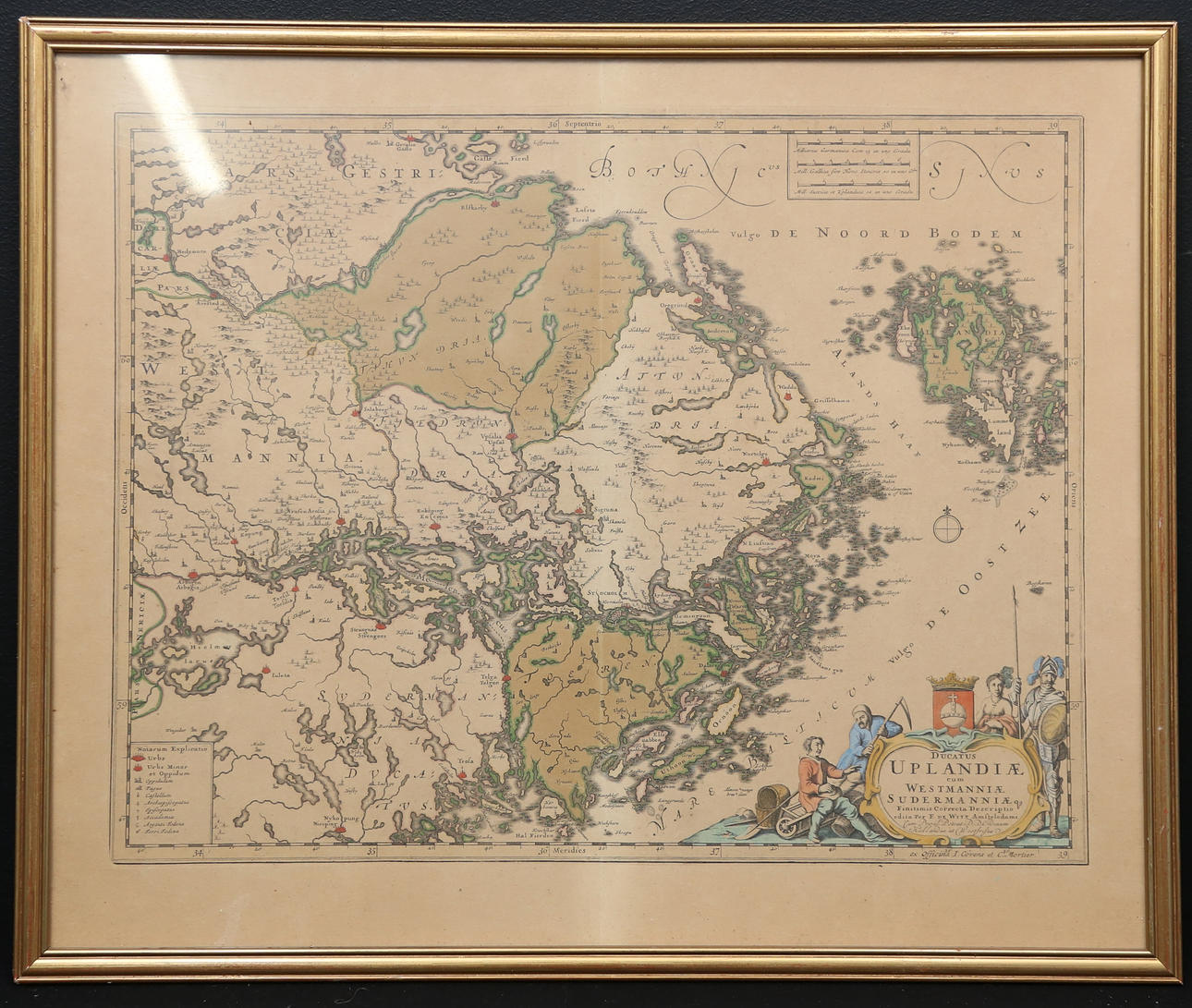 KARTA, Uppland, F. de Wit.