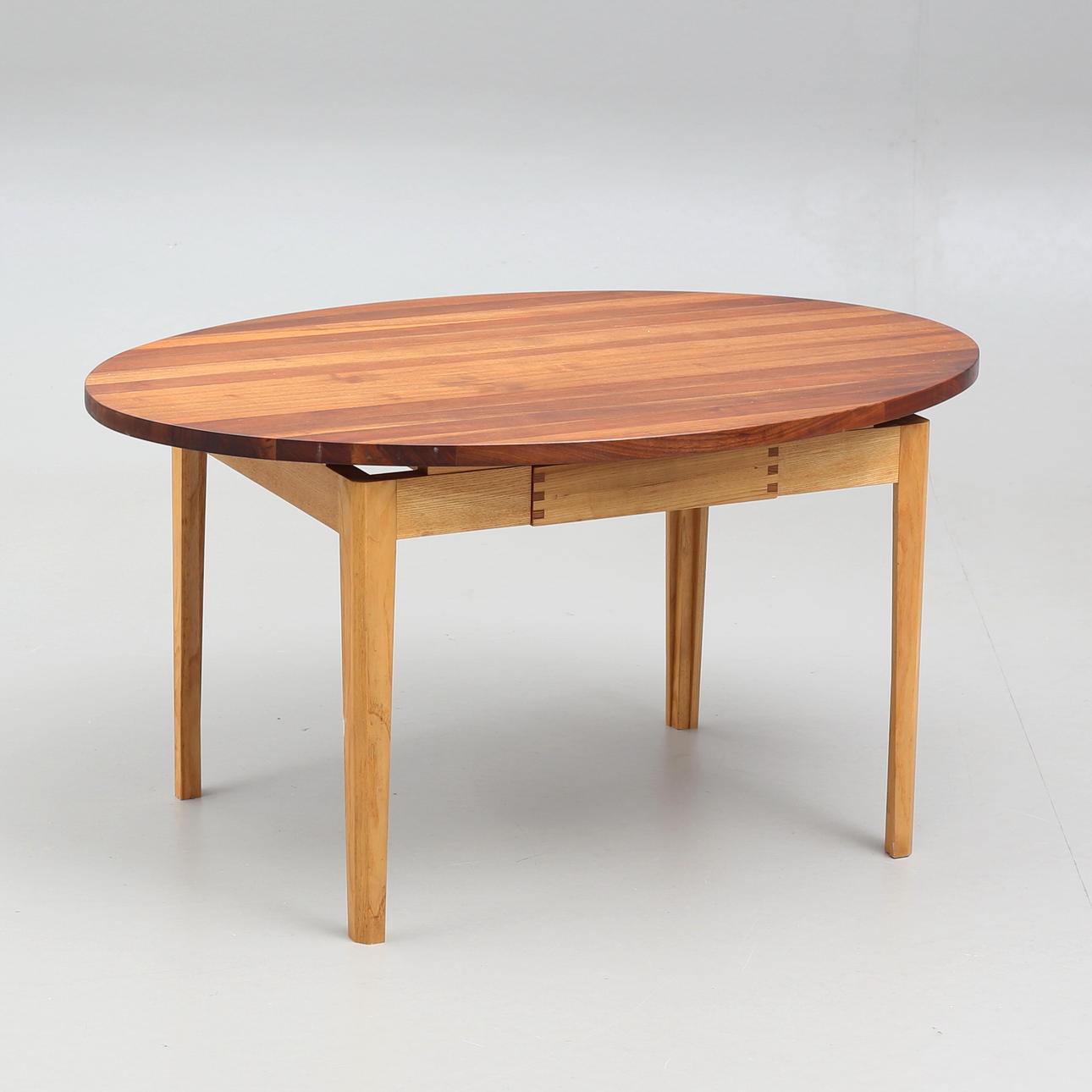 COFFEE TABLE, with drawer, stick glued board, contemporary.