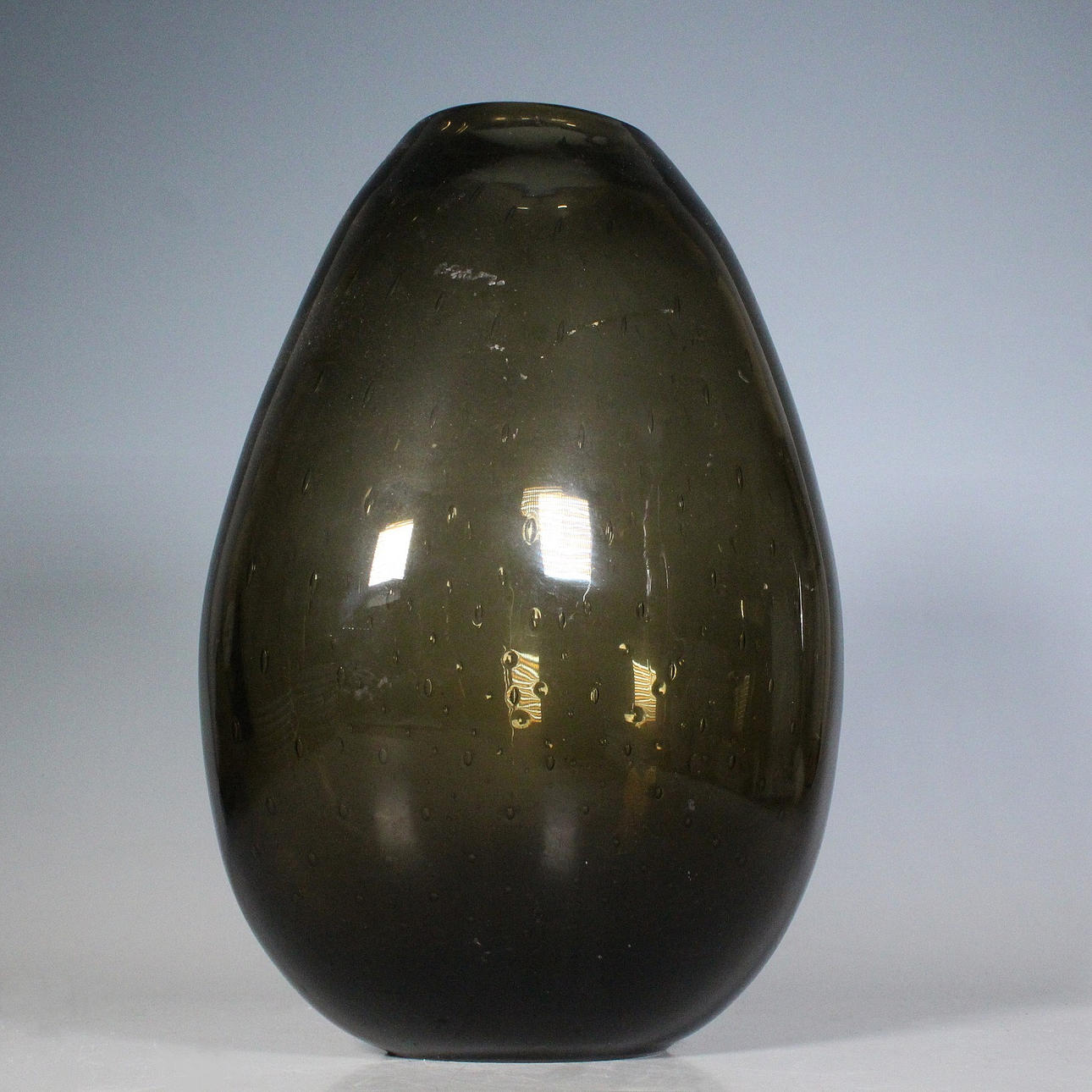 Large glass vase, Murano.