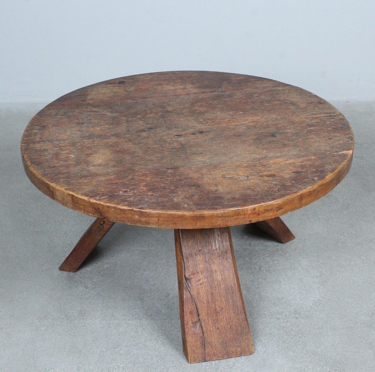 Brutalist coffee table/Coffeetable, oak, 1960s.