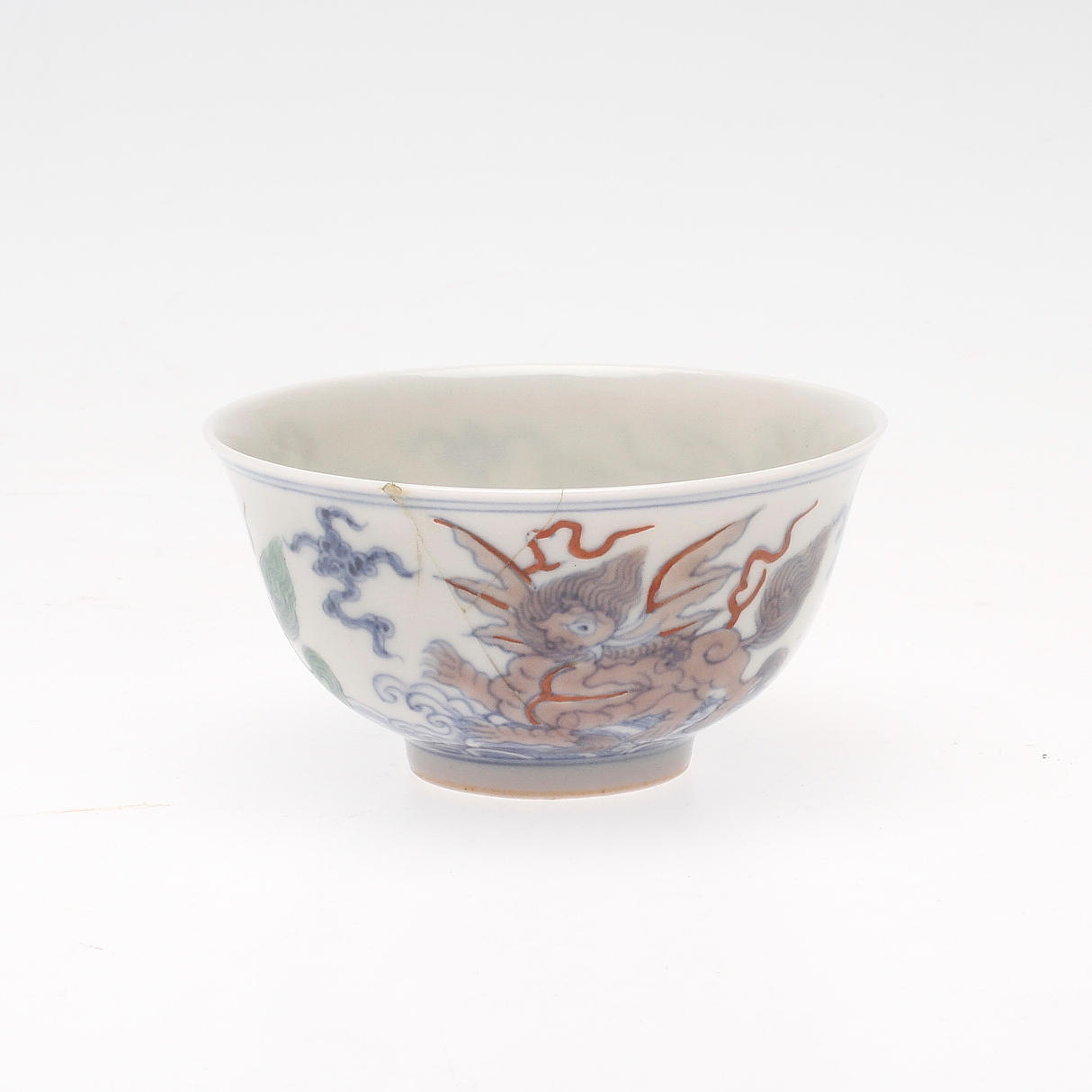 SKÅL, porslin, märkt Ming, senare tillverkning.