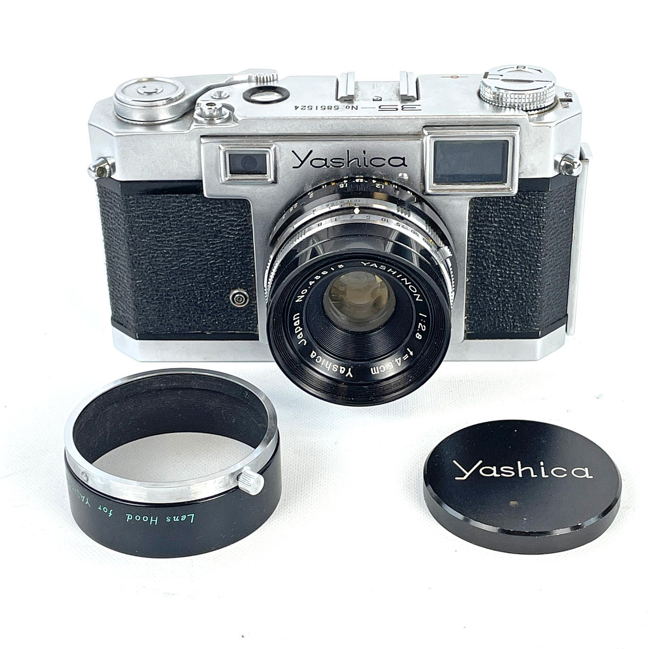A Yashima camera, “Yashica 35", with case & light meter, Japan, 1958.