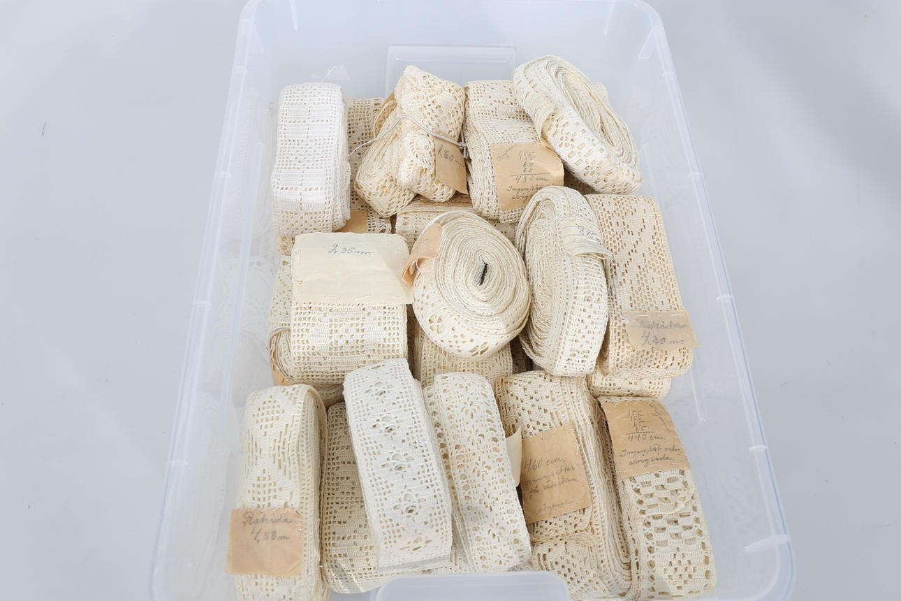 SPETSAR, virkade, cirka 25 stycken, 1900-talets mitt.