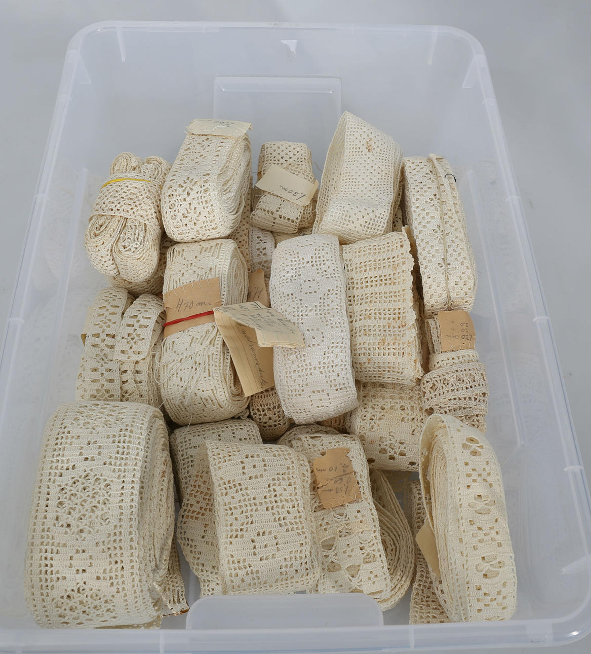 SPETSAR, virkade, cirka 30 stycken, 1900-talets mitt.