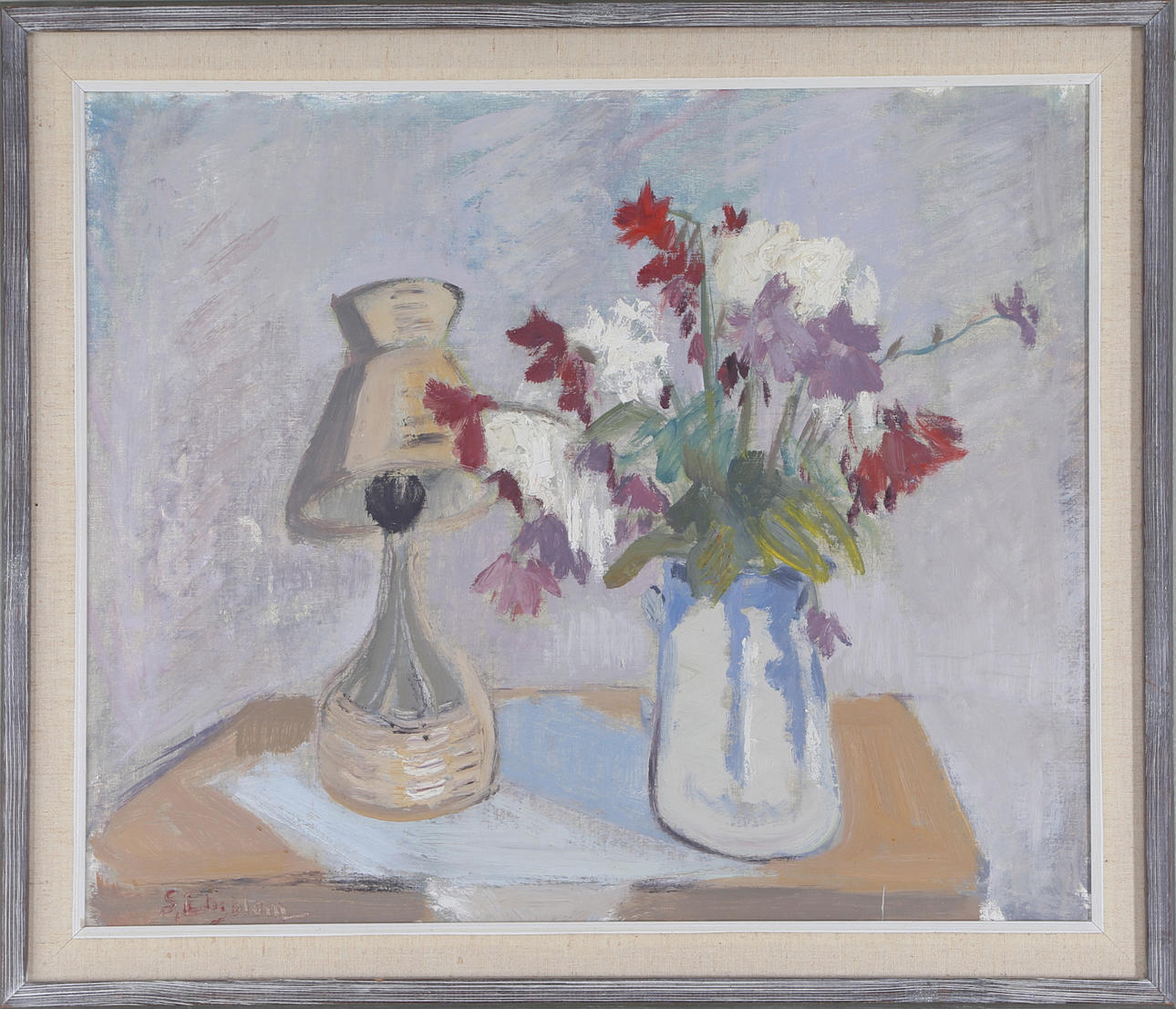 BENGT ÅGREN. Stilleben, olja på duk, signerad.