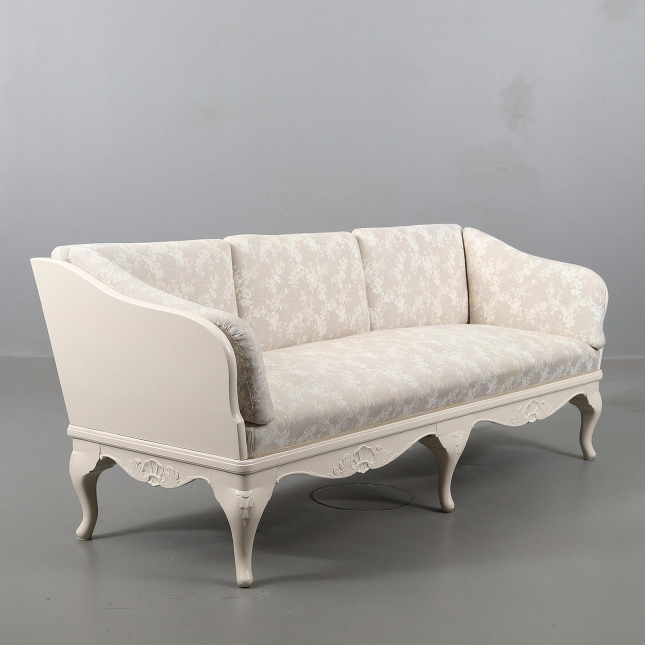 SOFFA, 3 sits, Rokokostil, 18/1900-tal.