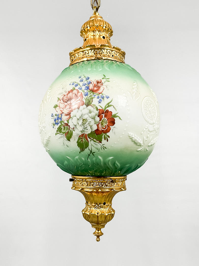 MOONLIGHT SAMPLE, globular glass cup, 20th century.