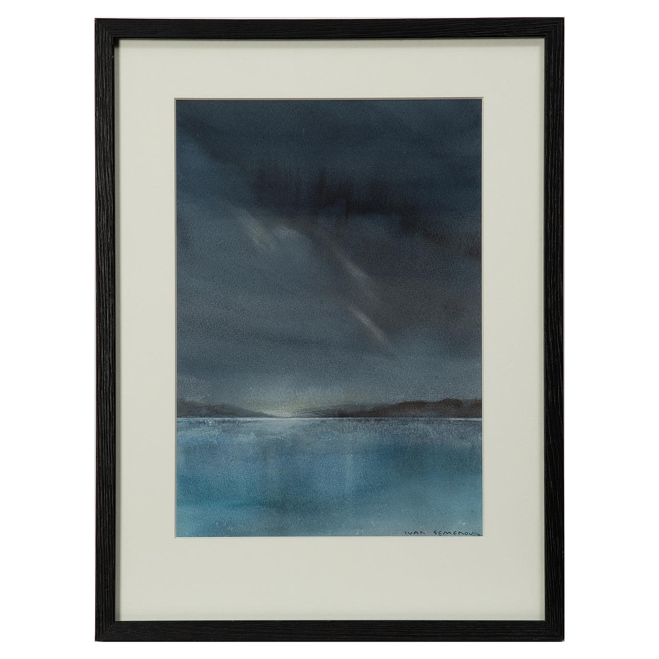 IVAN SEMENOV. Watercolour, signed.