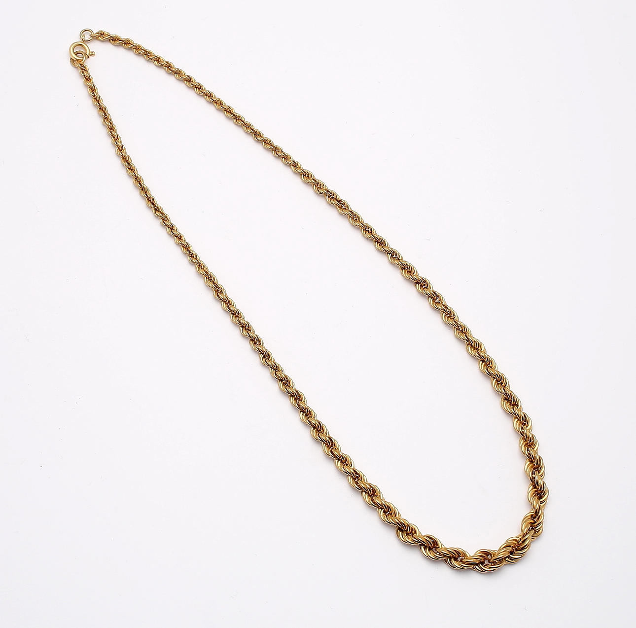 HALSBAND, Cordel, 18K guld. Totalvikt ca 10,9 g.