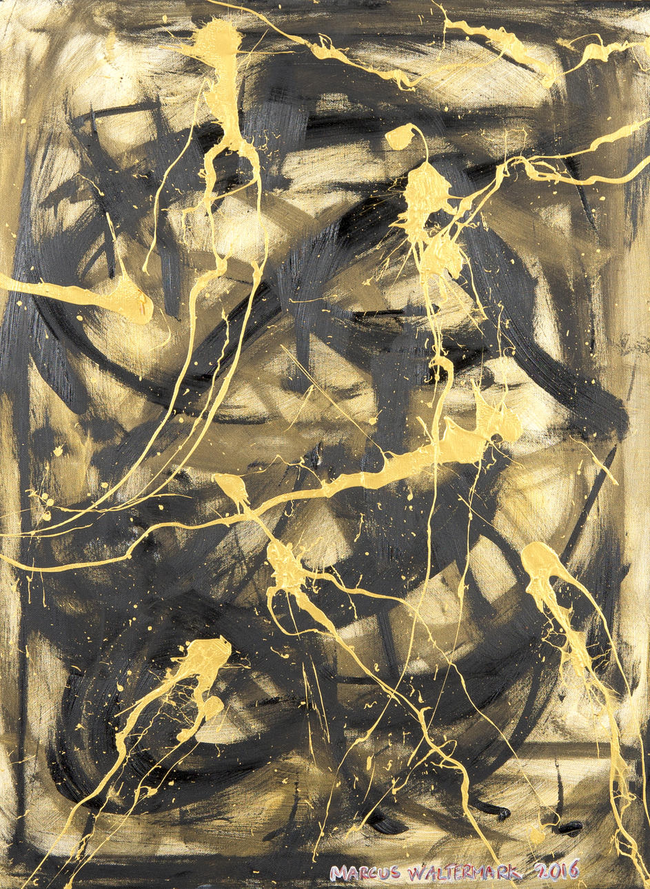 MARCUS WALTERMARK. "The lost city Paititi", olja och akryl på duk, signerad 2016.