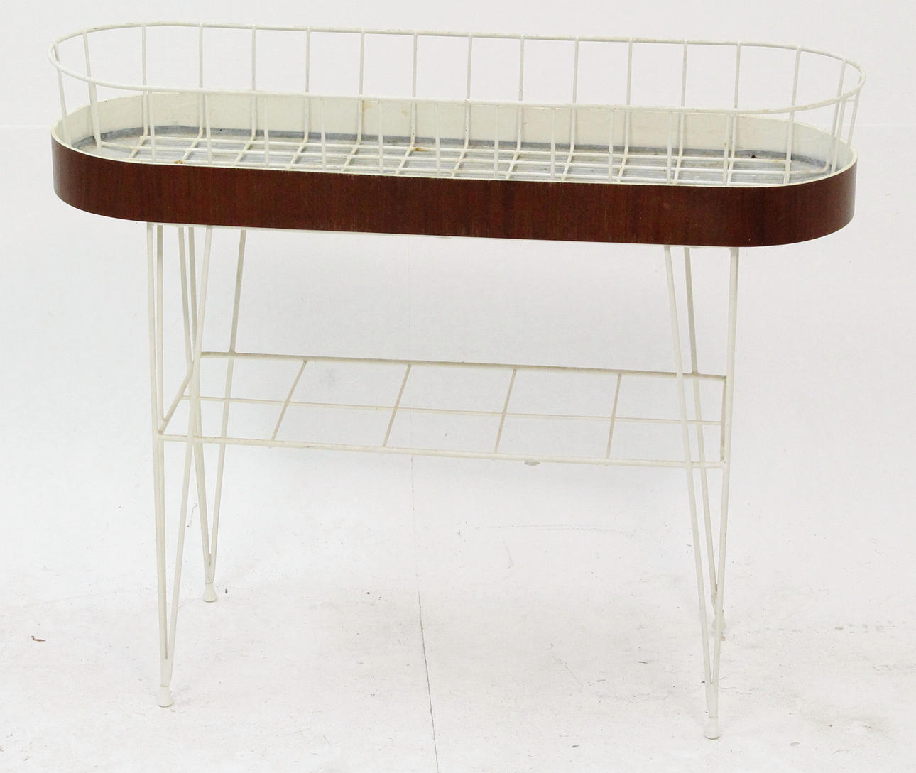 BLOMBÄNK, stringmodell, teak.