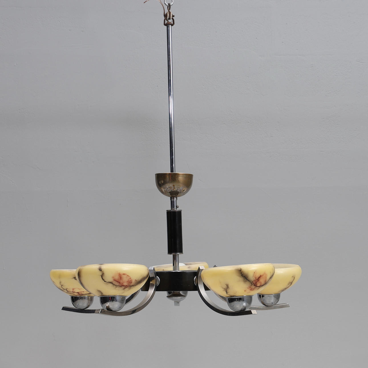 A ceiling lamp, art deco 1930s/40s.
