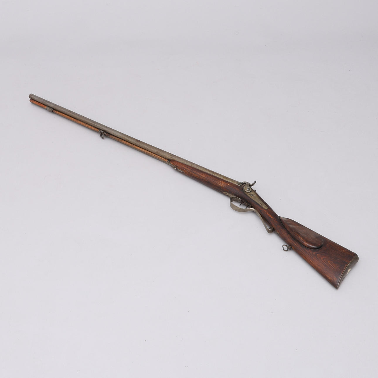 SHOTGUN, DOUBLE-BARRELED, BATTLE-LOCK, 19TH CENTURY. Weapons ...