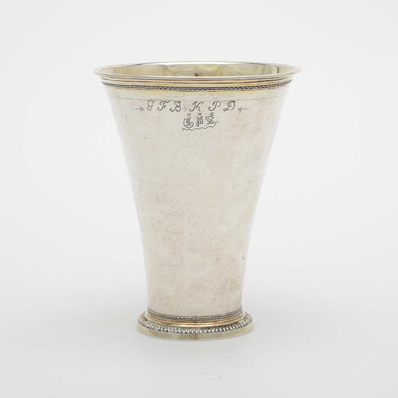 POKAL, silver, Niclas Fernlöf, Karlstad, verksam 1736-1777, vikt 378 gram.