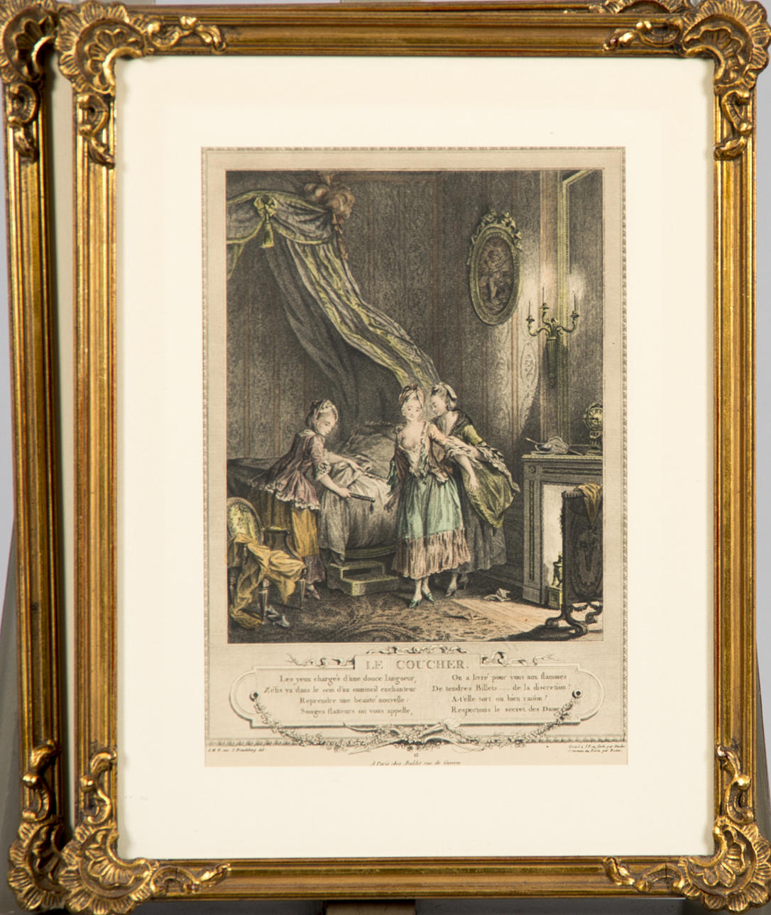 ÄLDRE ROMANTISKA TRYCK, 2 stycken, Frankrike.