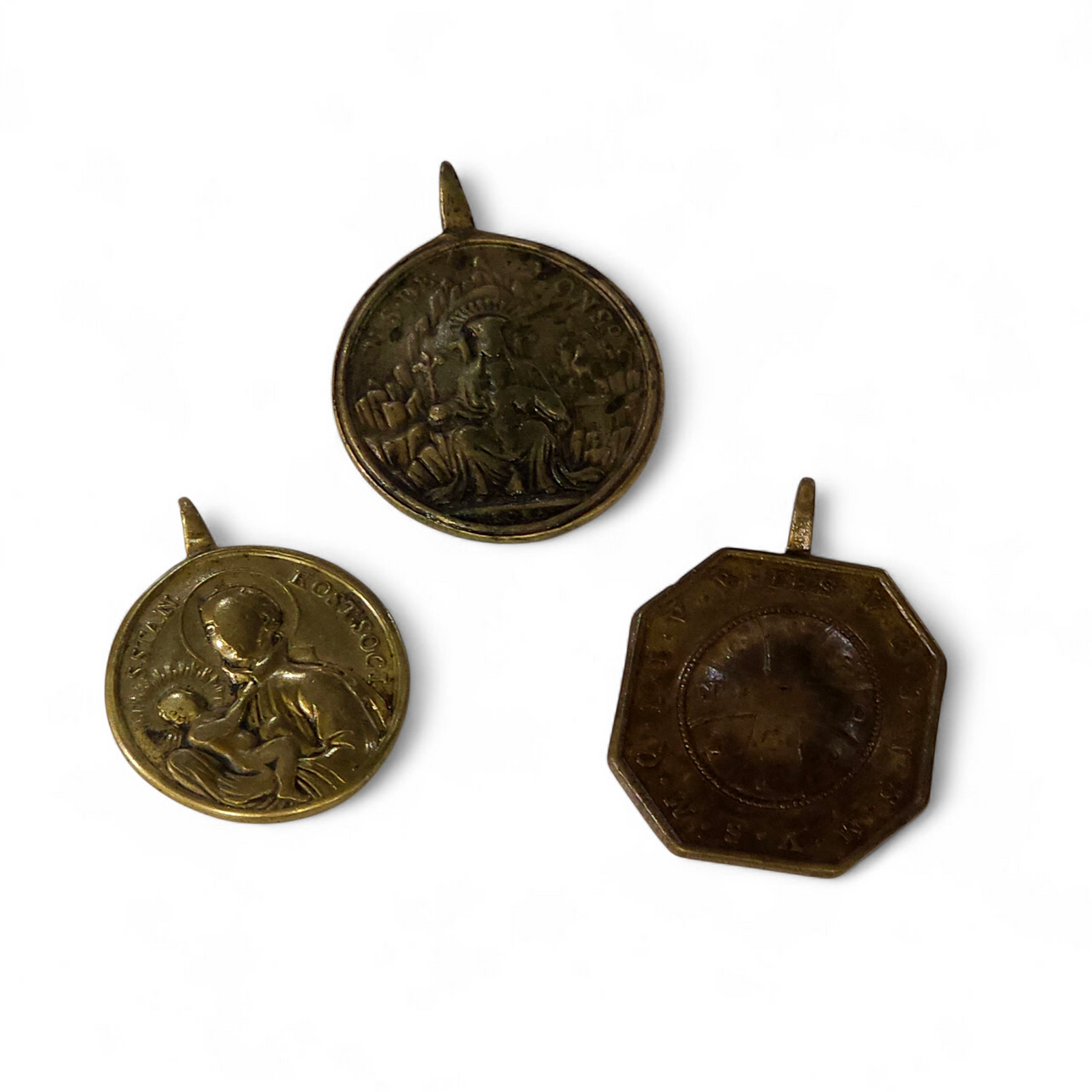 Three bronze medals. Mid-19th century.