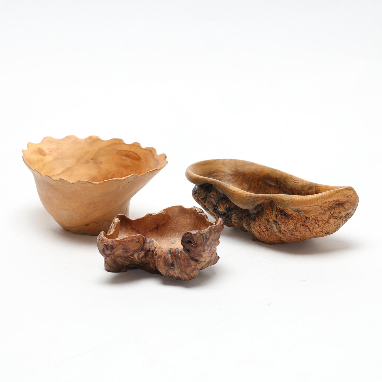 VRIL BOWLS, 3 pcs. Birch.