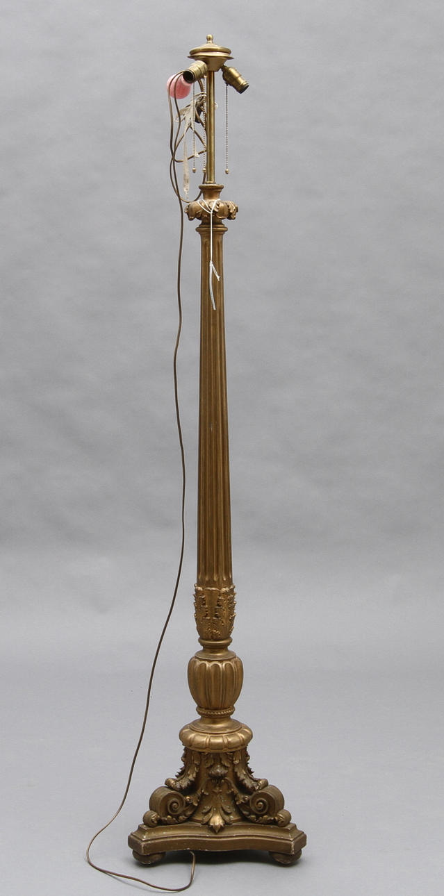 GOLVLAMPA, empirestil, 1900-talets första kvartal.