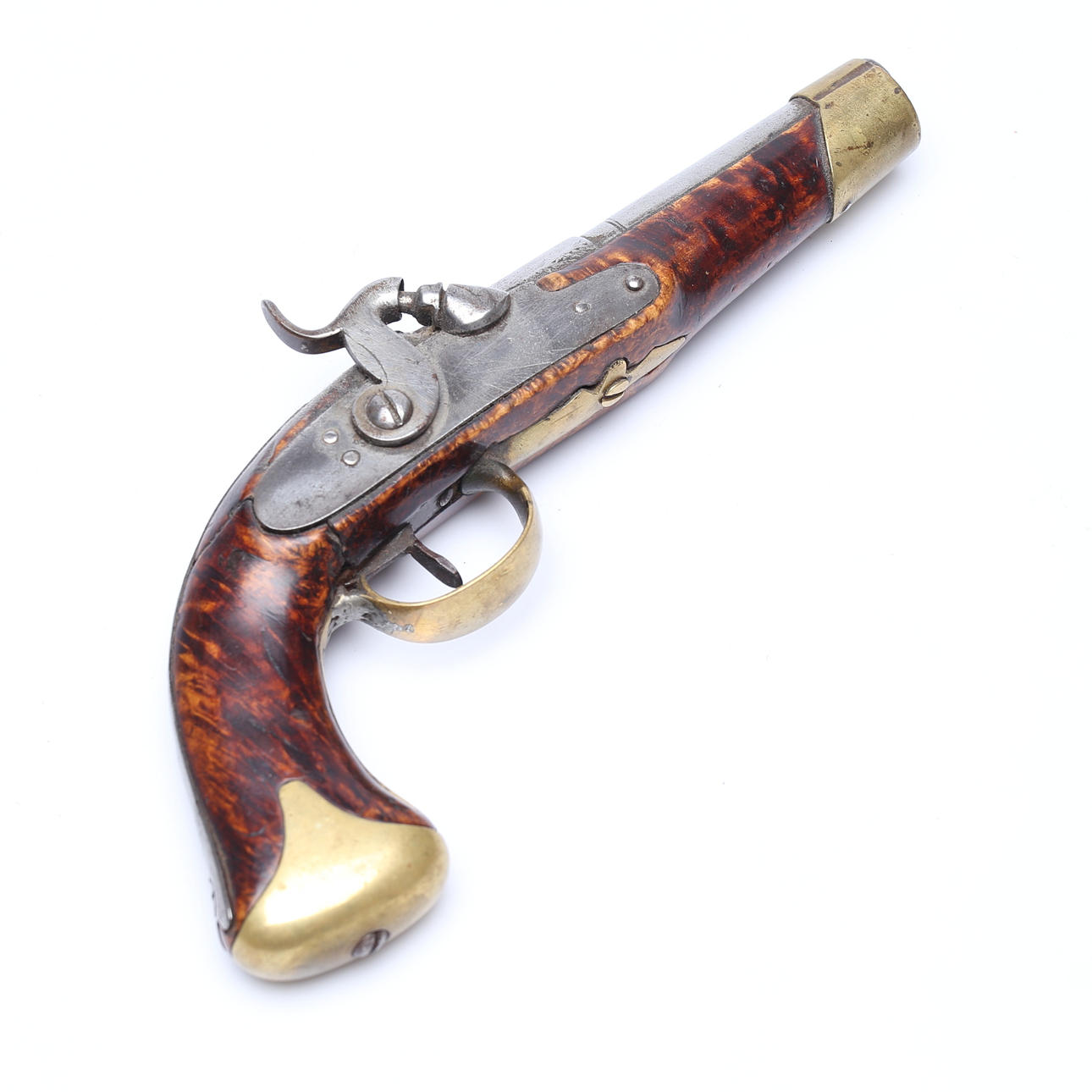 A SLAG LOCK PISTOL, 19th century.