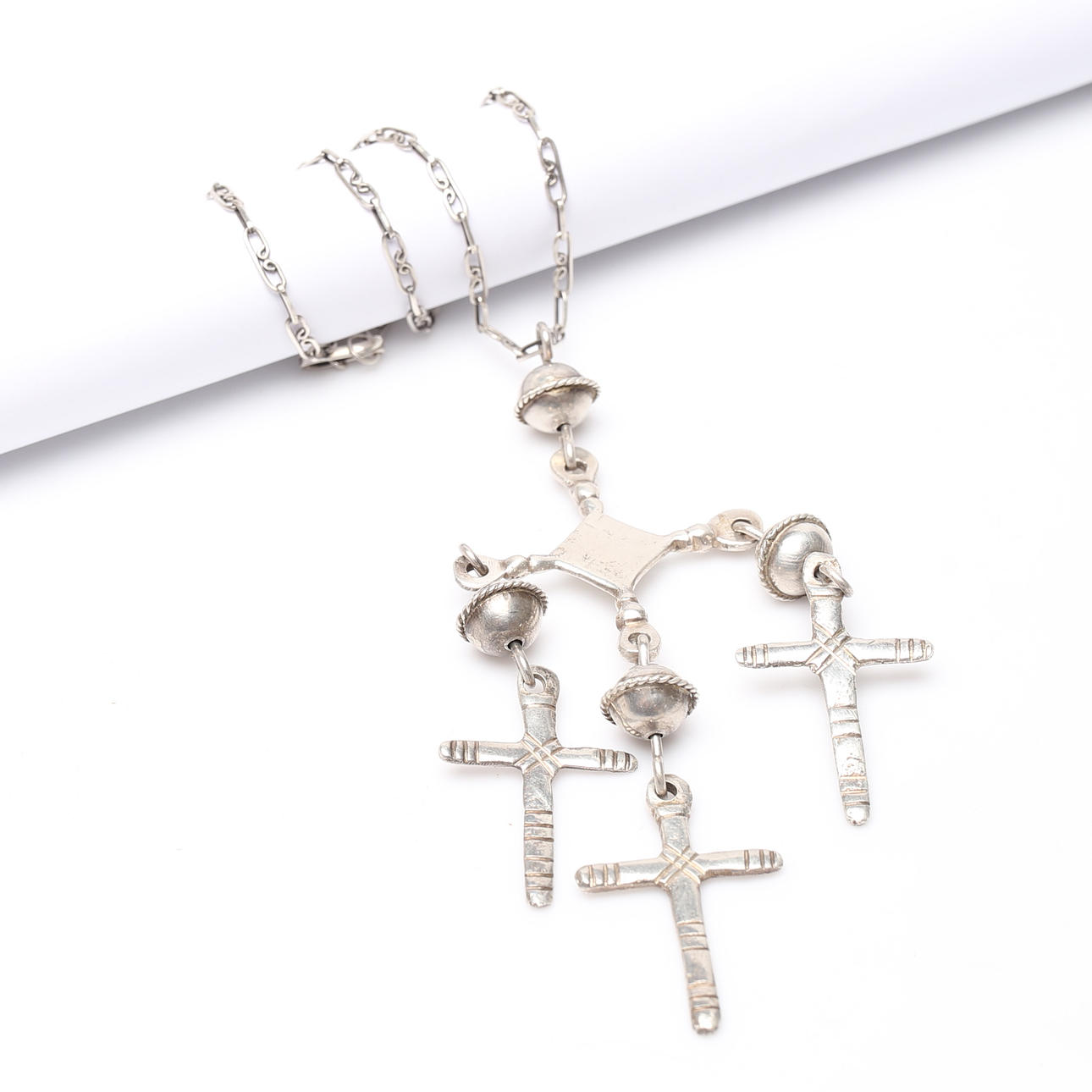 COLLIER, sterling silver, Mexico.