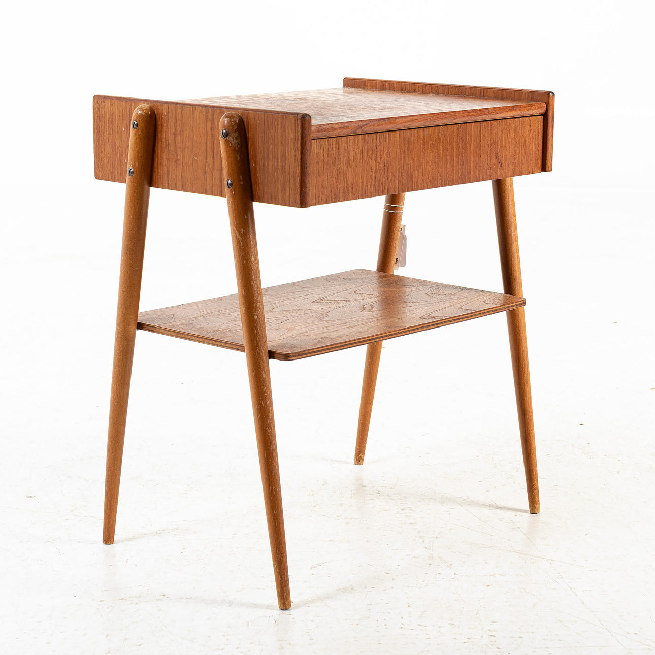 A teak bedside table, 1950s/60s.