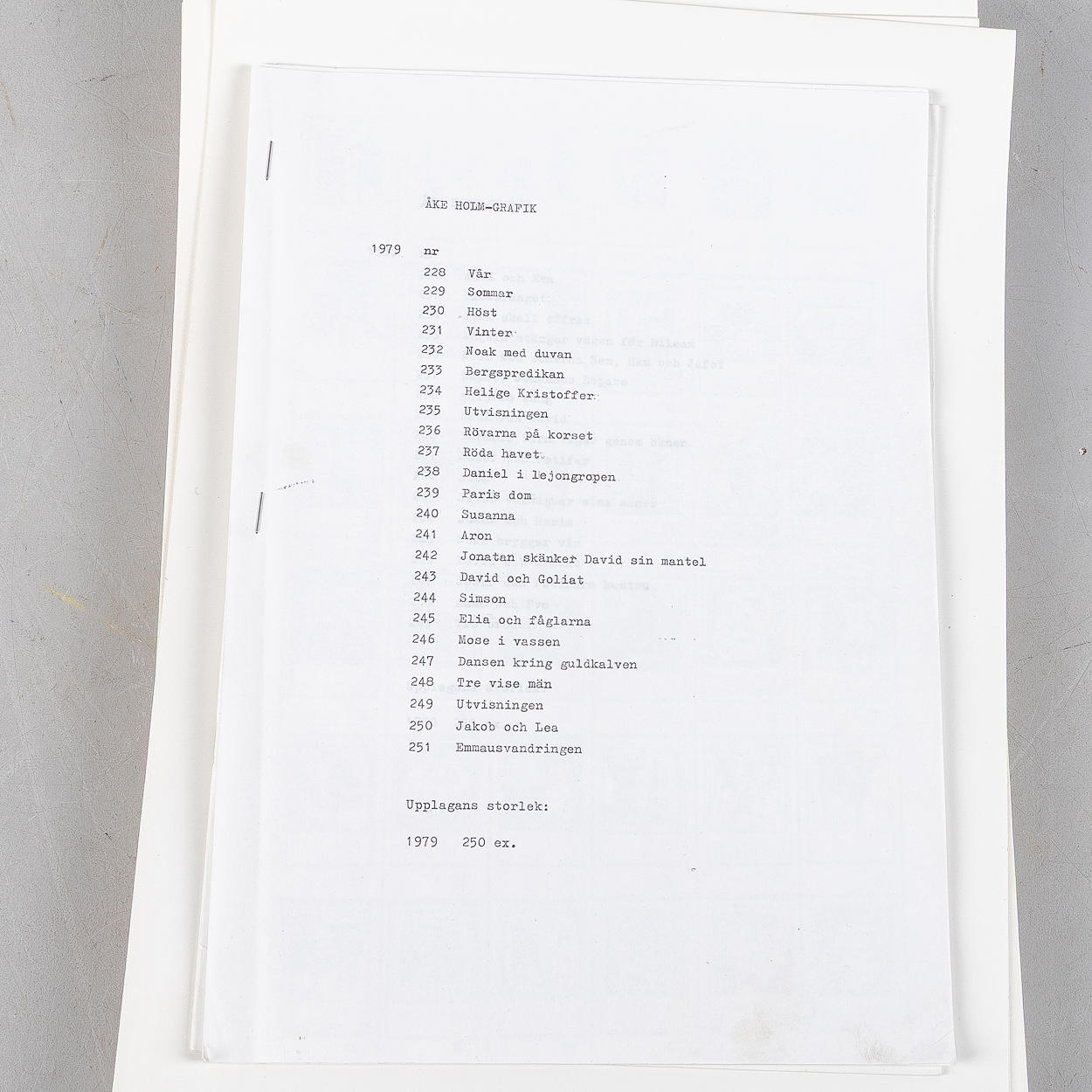 ÅKE HOLM. LINOLEUM CUT, 31 pcs. Art - Engravings & Prints - Auctionet