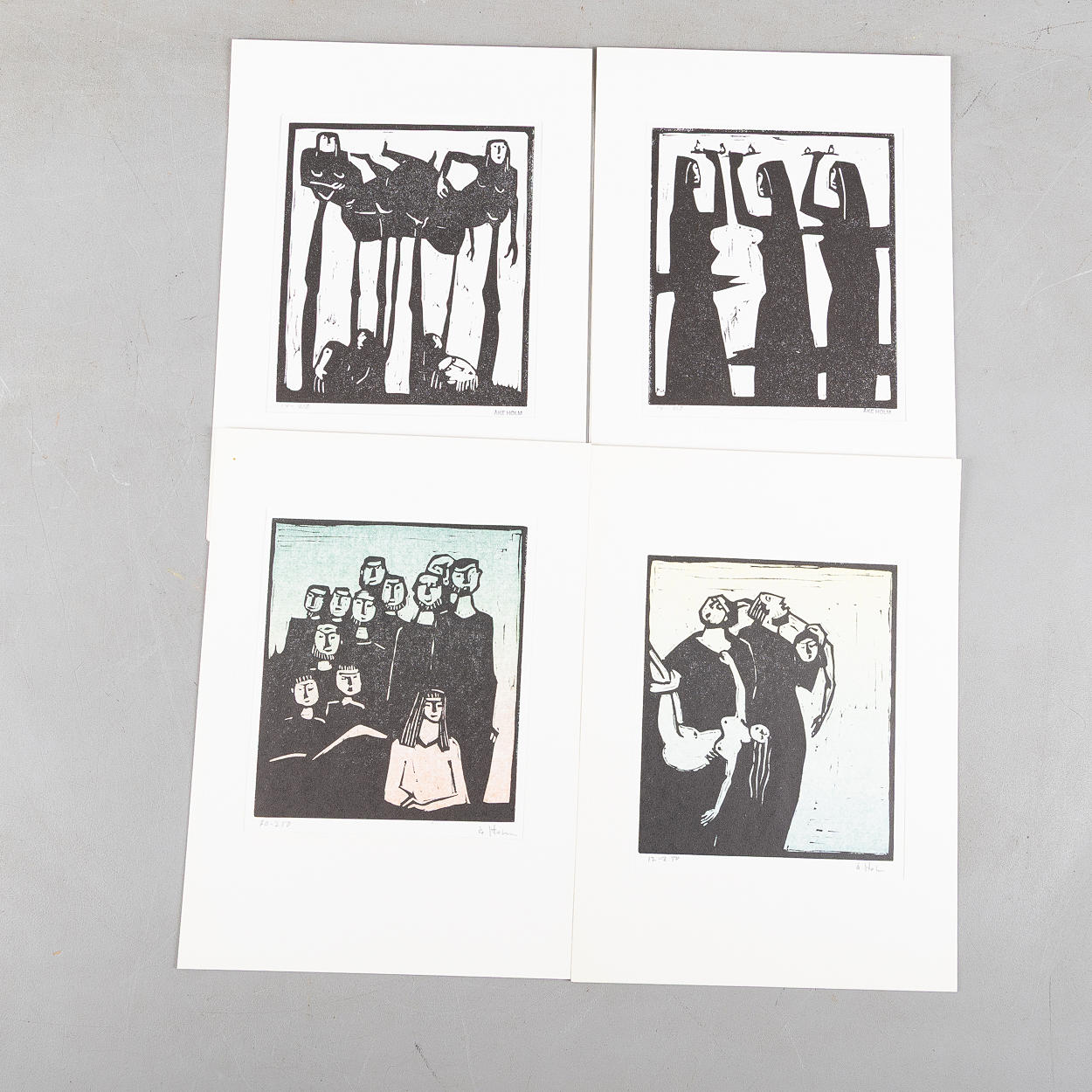 ÅKE HOLM. LINOLEUM CUT, 31 pcs. Art - Engravings & Prints - Auctionet