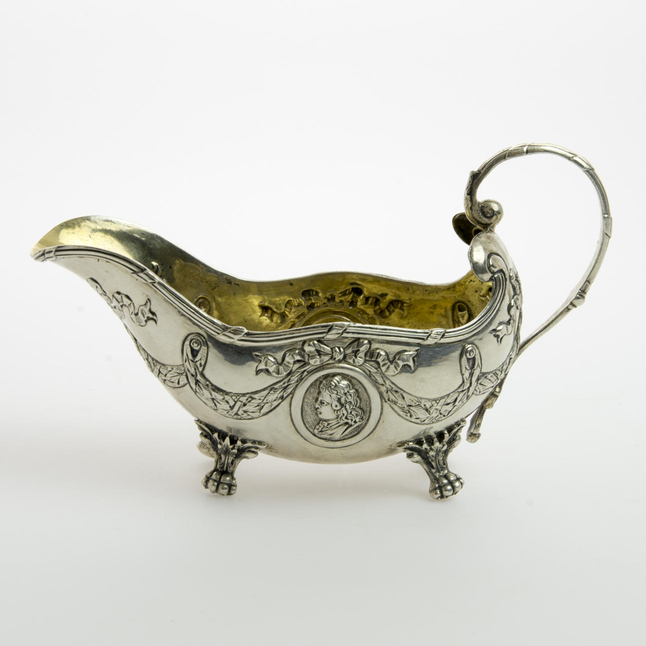 SÅSSKÅL, silver, Frankrike, gustaviansk stil.