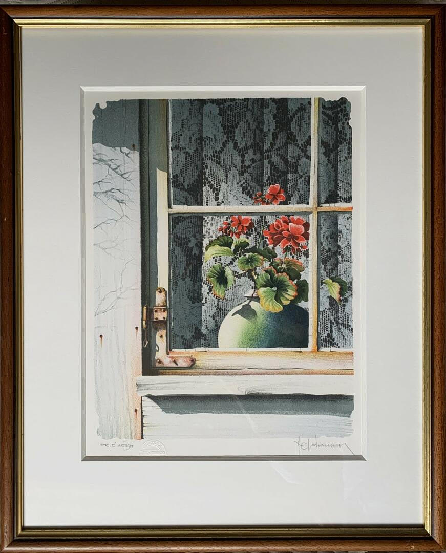 NILS-ERIK JOHANSSON. LITHOGRAPHY, EA signed.