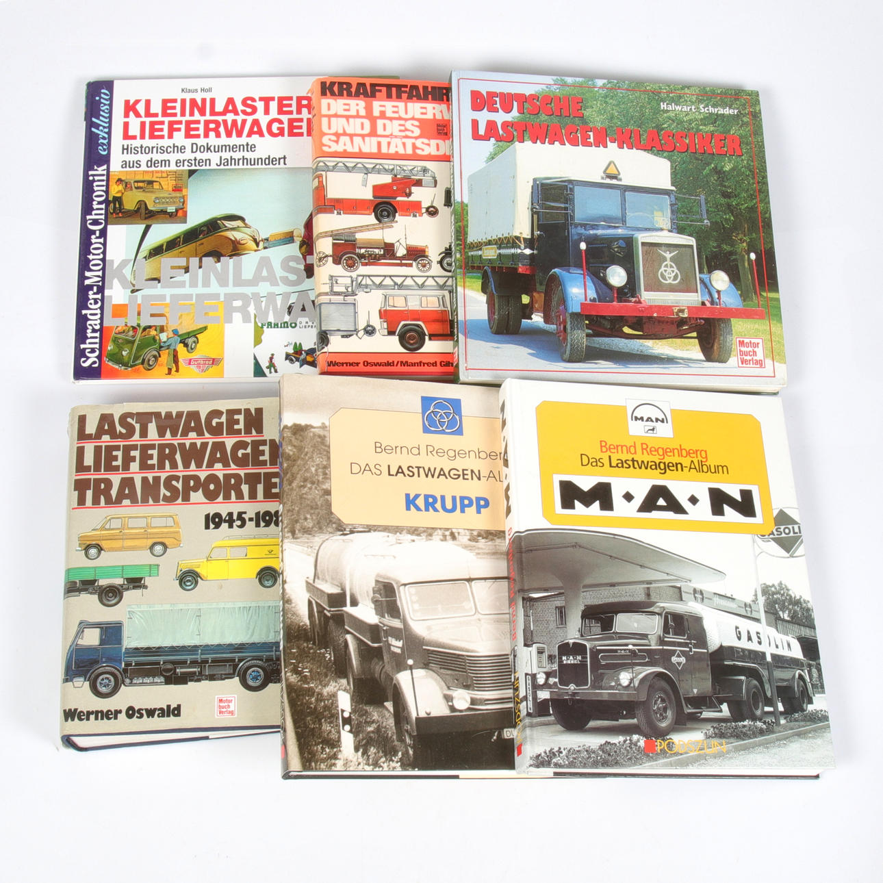 6 books, including Deutsche Lastwagen-Klassiker.