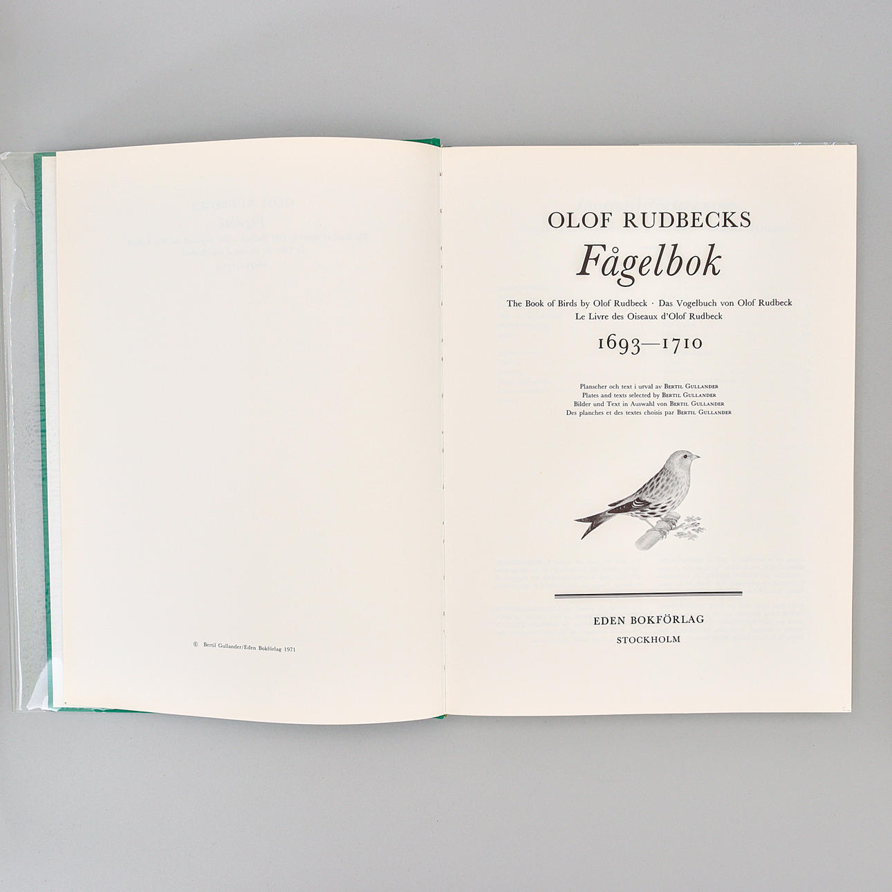 洋書 LE LIVRE DES OISEAUX d'Olof Rudbeck LE LIVRE DES OISEAUX d'Olof Rudbeck 洋書 LE LIVRE DES OISEAUX d