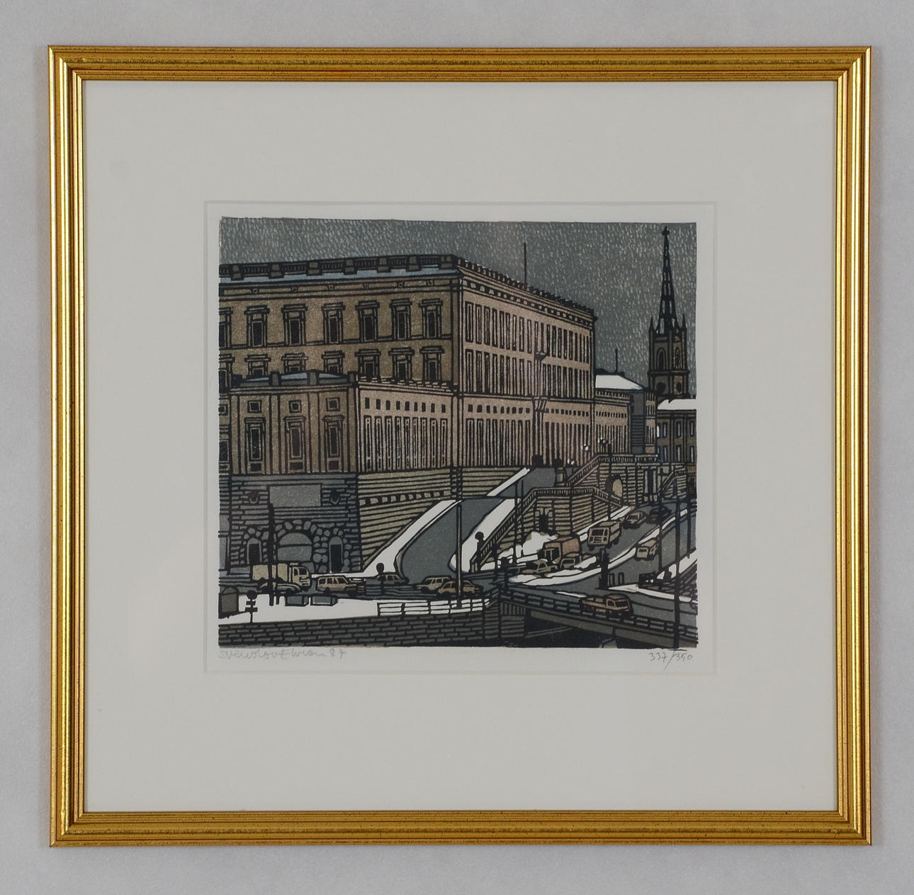 SVENOLOV EHRÉN. Färgträsnitt.