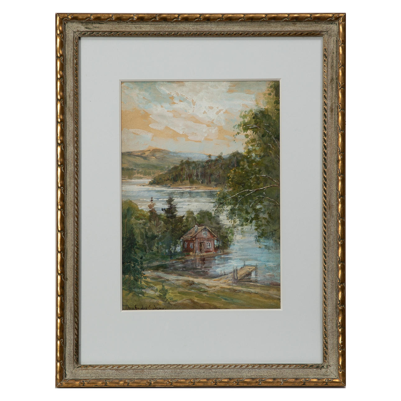ANNA GARDELL-ERICSON. Watercolour, signed.