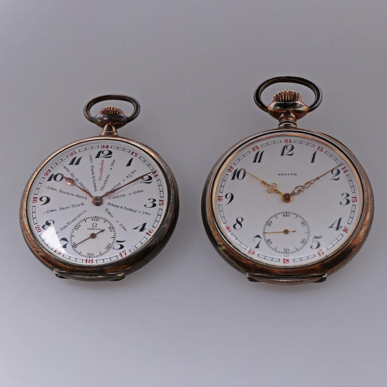 FICKUR 2 st, silver, Omega, Zenith.