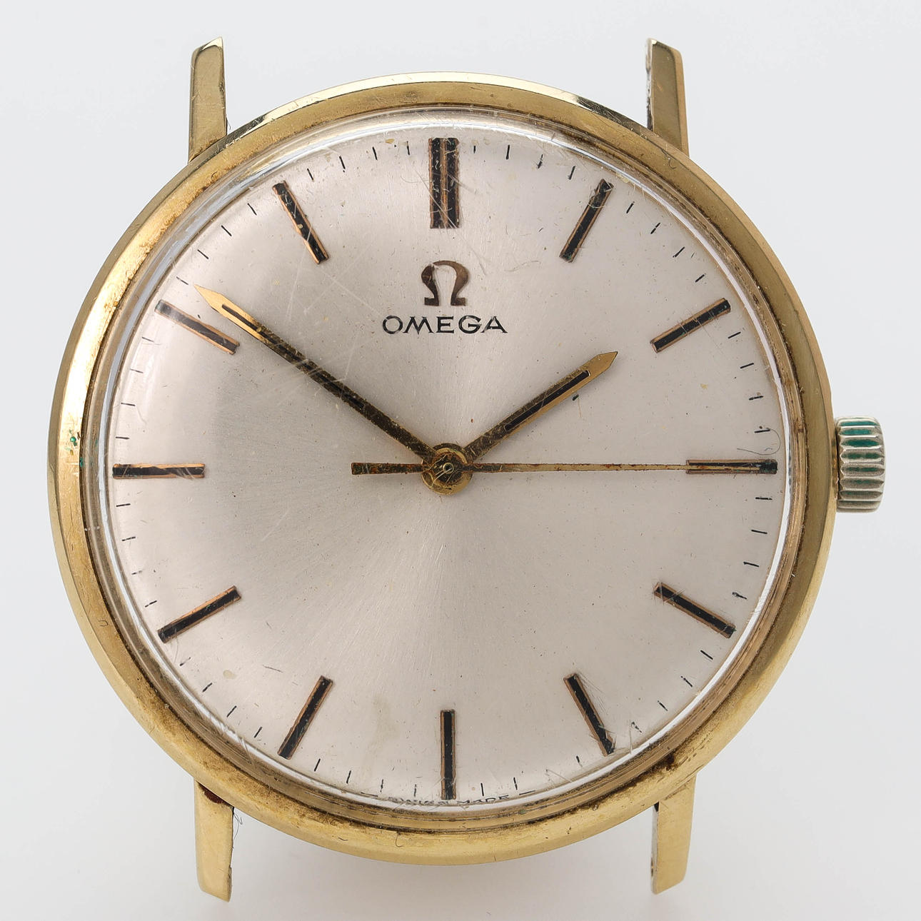 OMEGA, 14k guld, manuel, 33mm.
