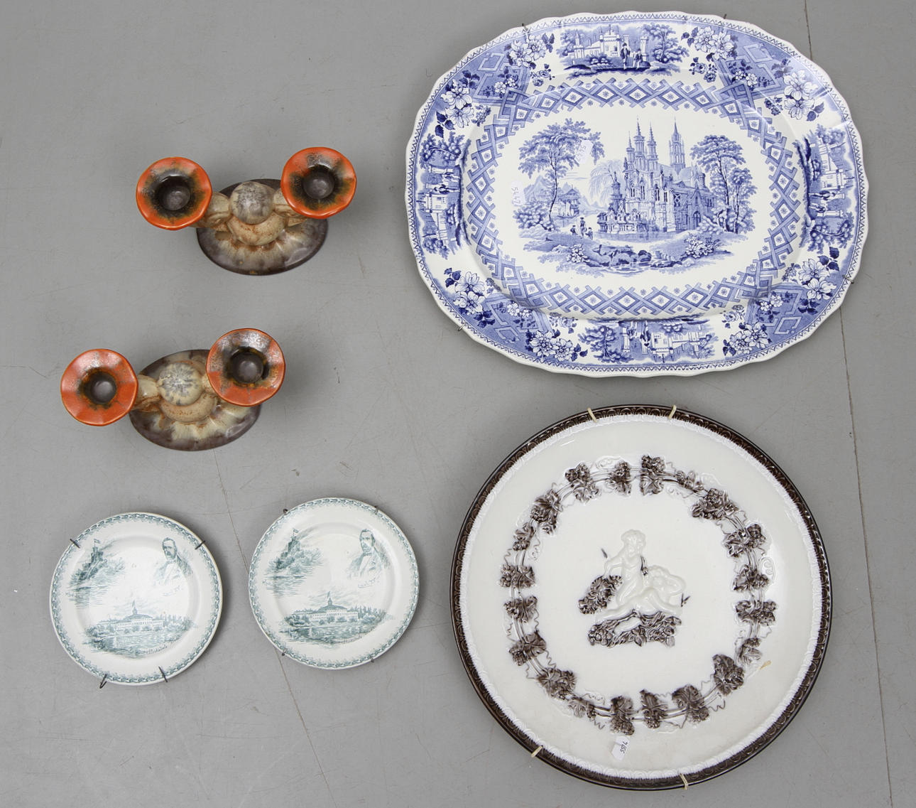 PARTI PORSLIN, 6 delar 18/1900-tal.