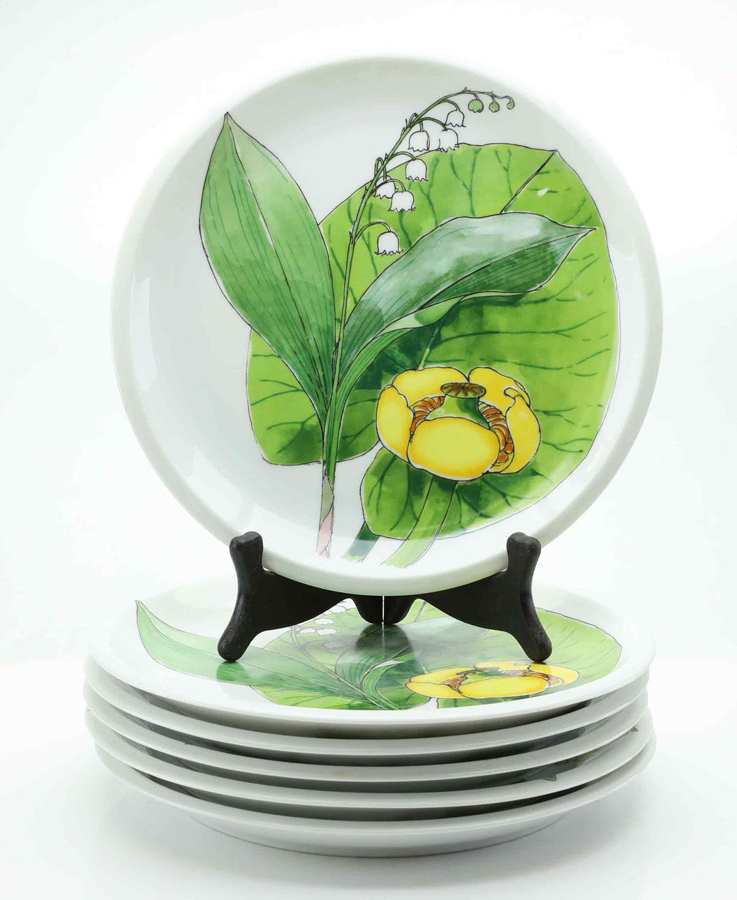 MARGUERITE WALFRIDSON (1929-2012). plates, 6 pcs, “Midsummer”, for IKEA.