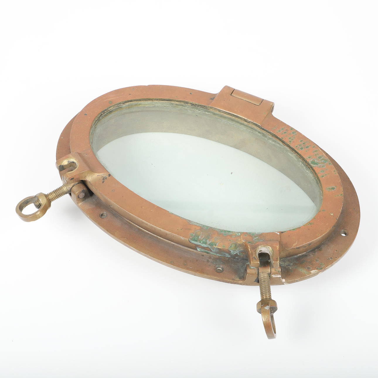 SKEPPSFÖNSTER/VENTIL, mässing, 1900-tal.