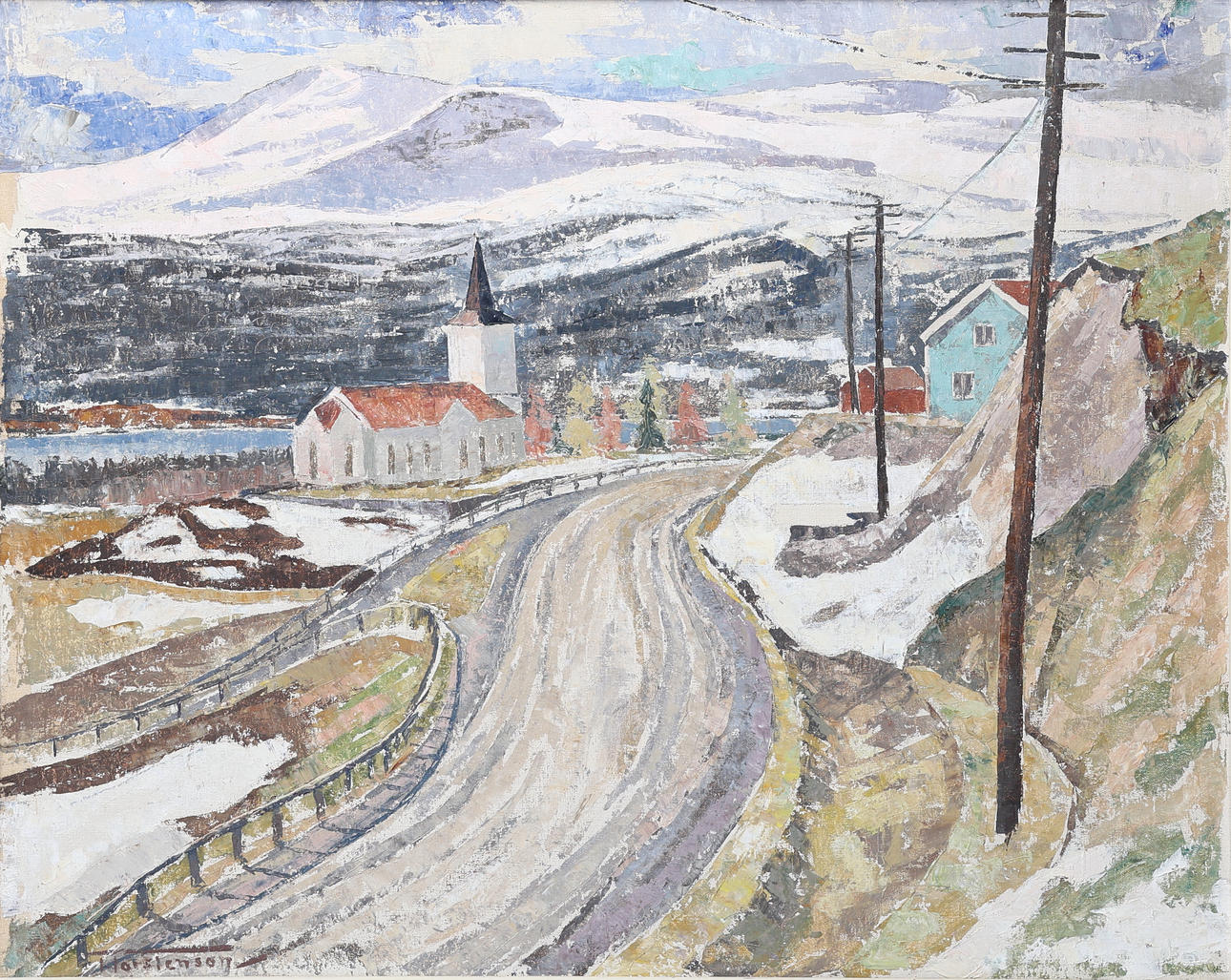 TORSTEN TORSTENSSON, Oil on canvas, signed.