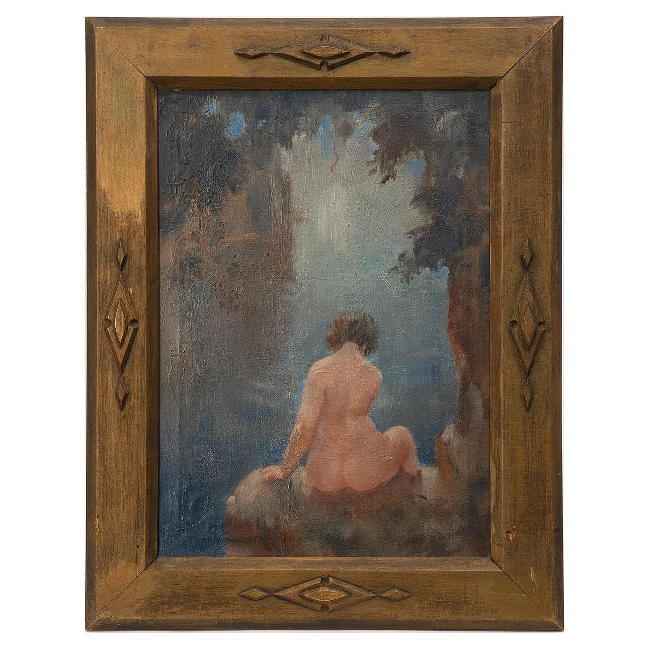 ROBERT HÖGFELDT. Oil on canvas, signed.