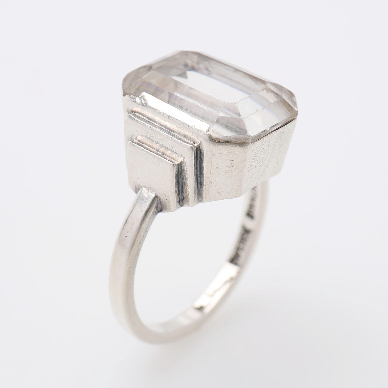 WIWEN NILSSON. RING WITH ROCK CRYSTAL.