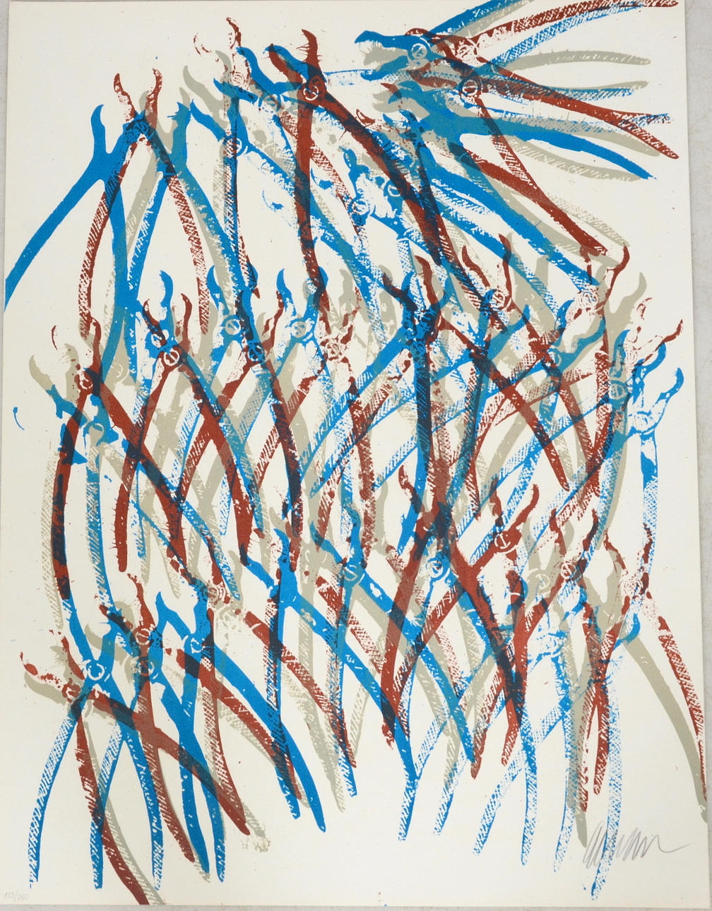 FERNANDEZ ARMAN. Färglitografi.