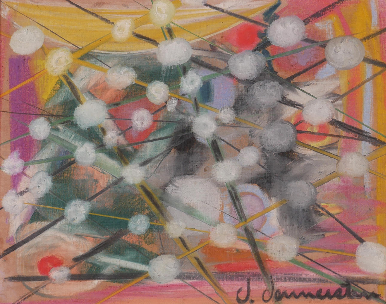 VALDEMAR VENNERSTEN. Oil on panel, signed V Vennersten.