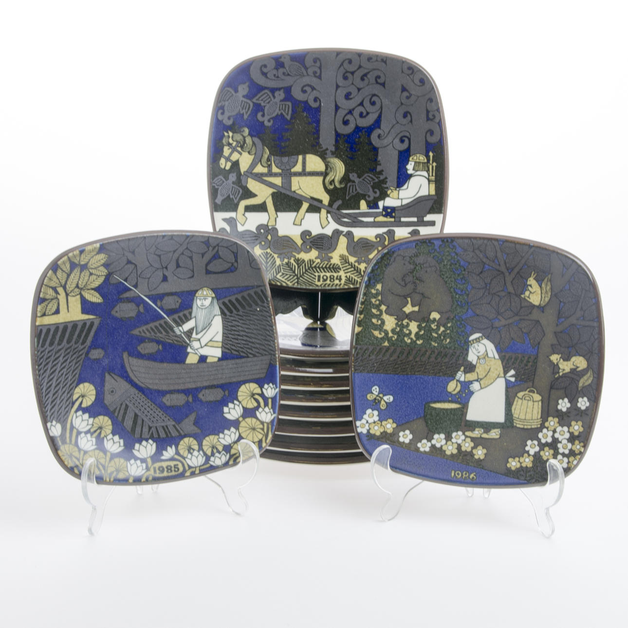 ÅRSTALLRIKAR, 17 stycken, Arabia.