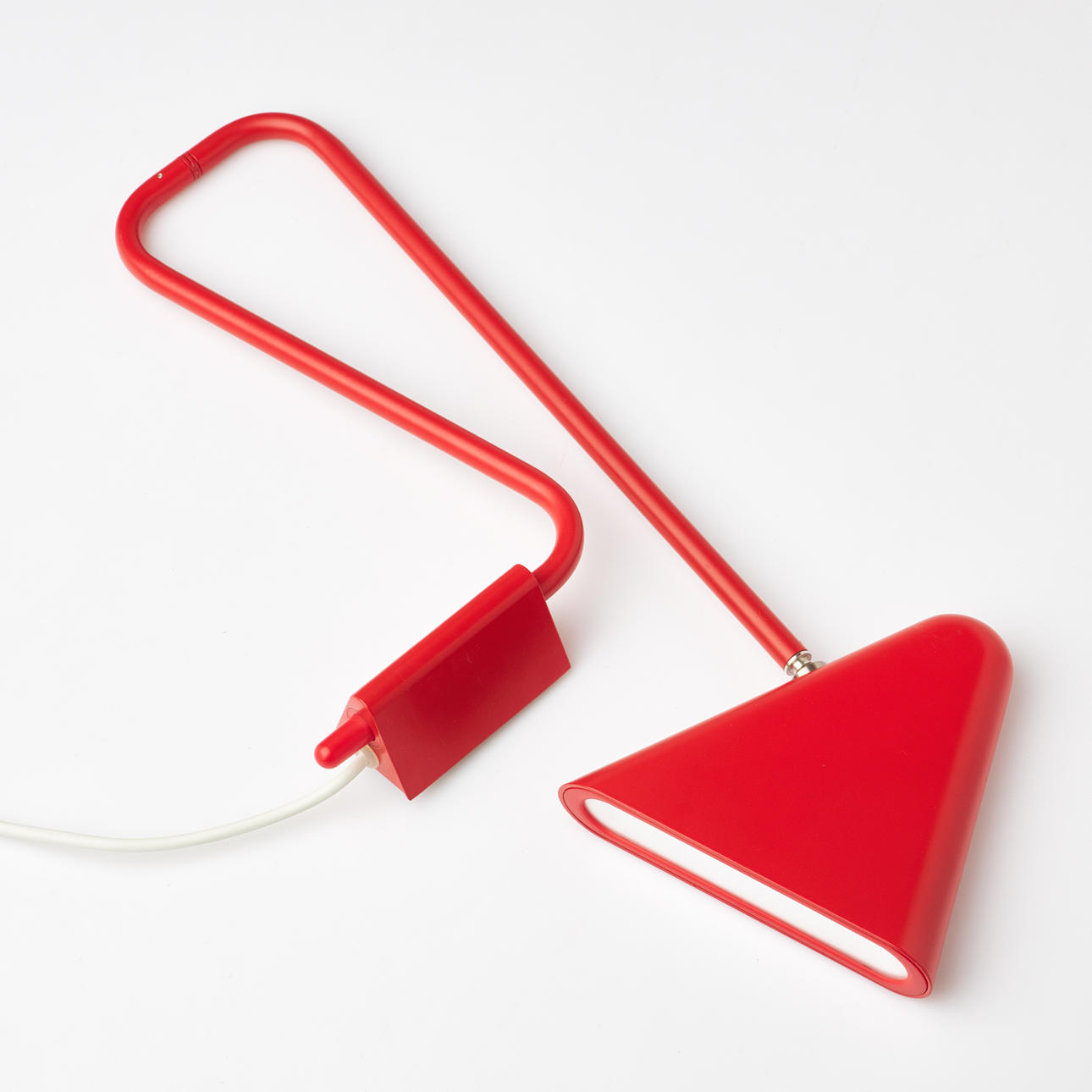 JOHANNA JELINEK. “PS 2012”, wall lamp, red lacquered metal, swivel