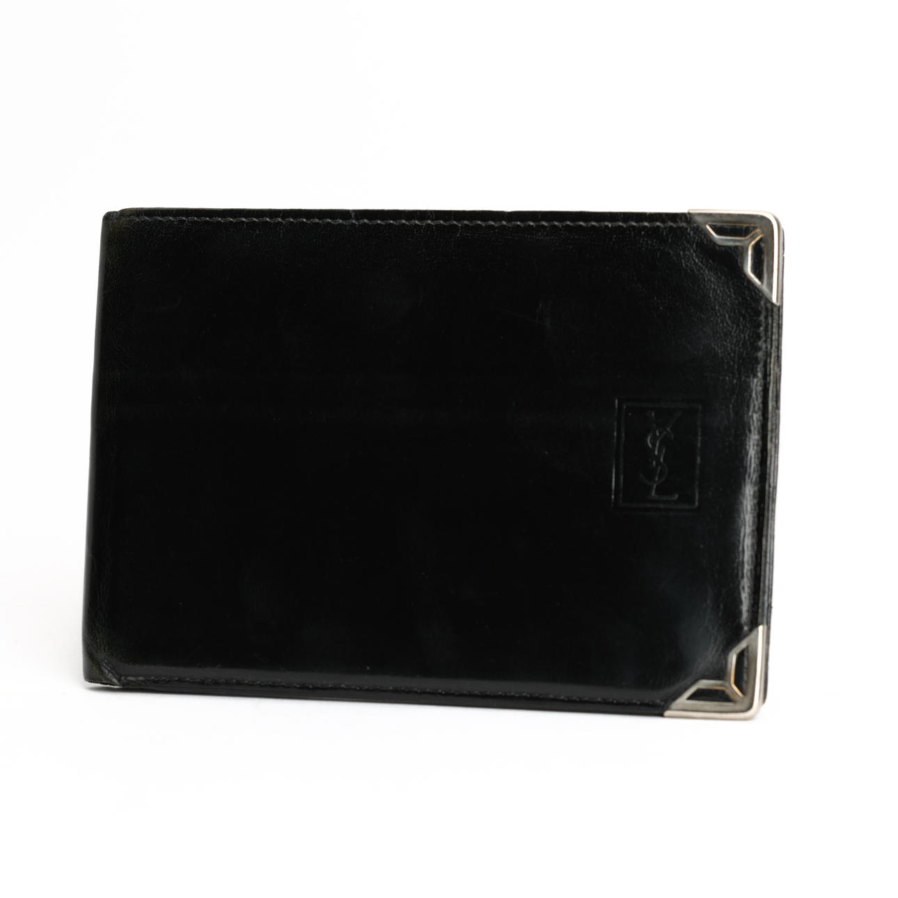 YVES SAINT LAURENT, leather wallet.
