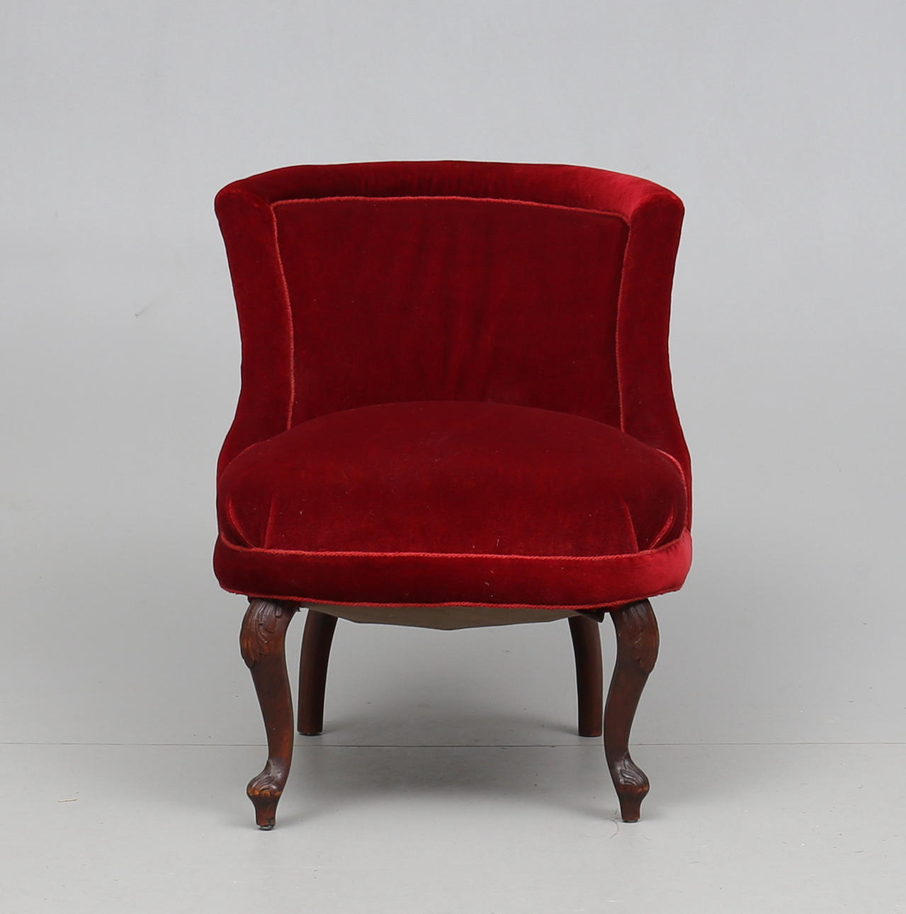 EMMAFÅTÖLJ, nyrokoko, 1800-talets slut.