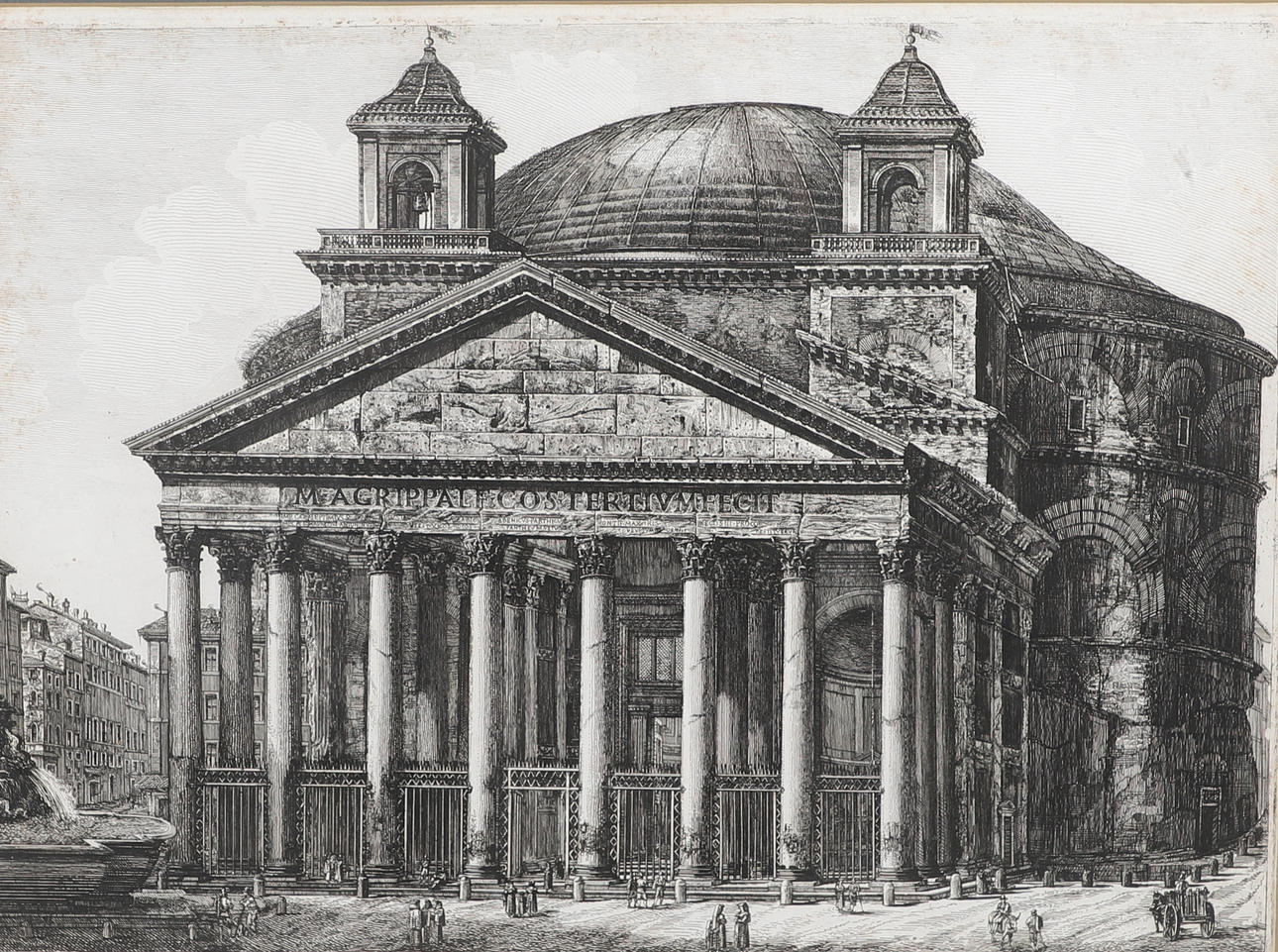 AFTER GIOVANNI BATTISTA PIRANESI (1720 – 1778). OBELISCO EGIZIO FROM VEDUTE DI ROMA, AND FOUR OTHERS.
